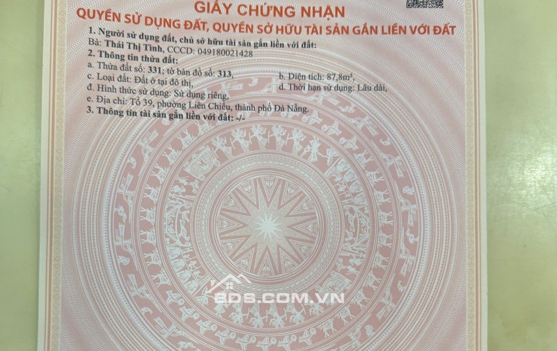 Bán đất kiệt K75 Đồng Kè - Gần chợ Hòa Khánh